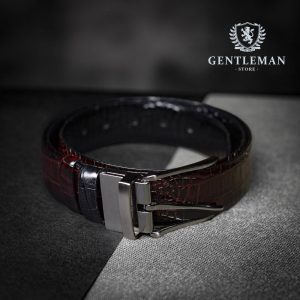 K002a | kožni kaiš sa dva lica | 2 u 1 BOND