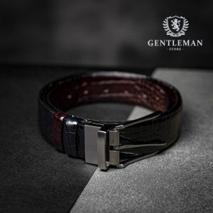 K002b | kožni kaiš sa dva lica | 2 u 1 BOND